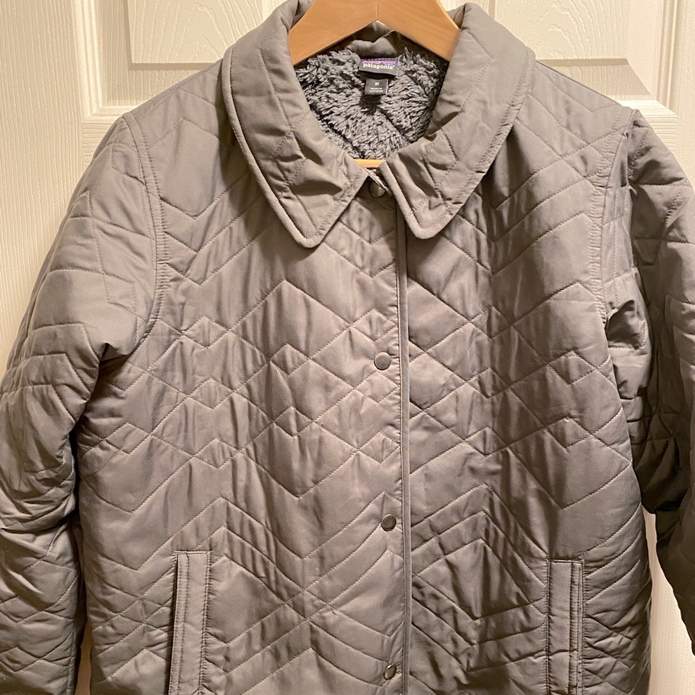 Patagonia Quilted Fur Lined Jacket